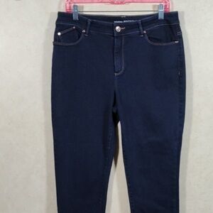 01152 Chico's The Platinum Jeggings blue jeans 1 8